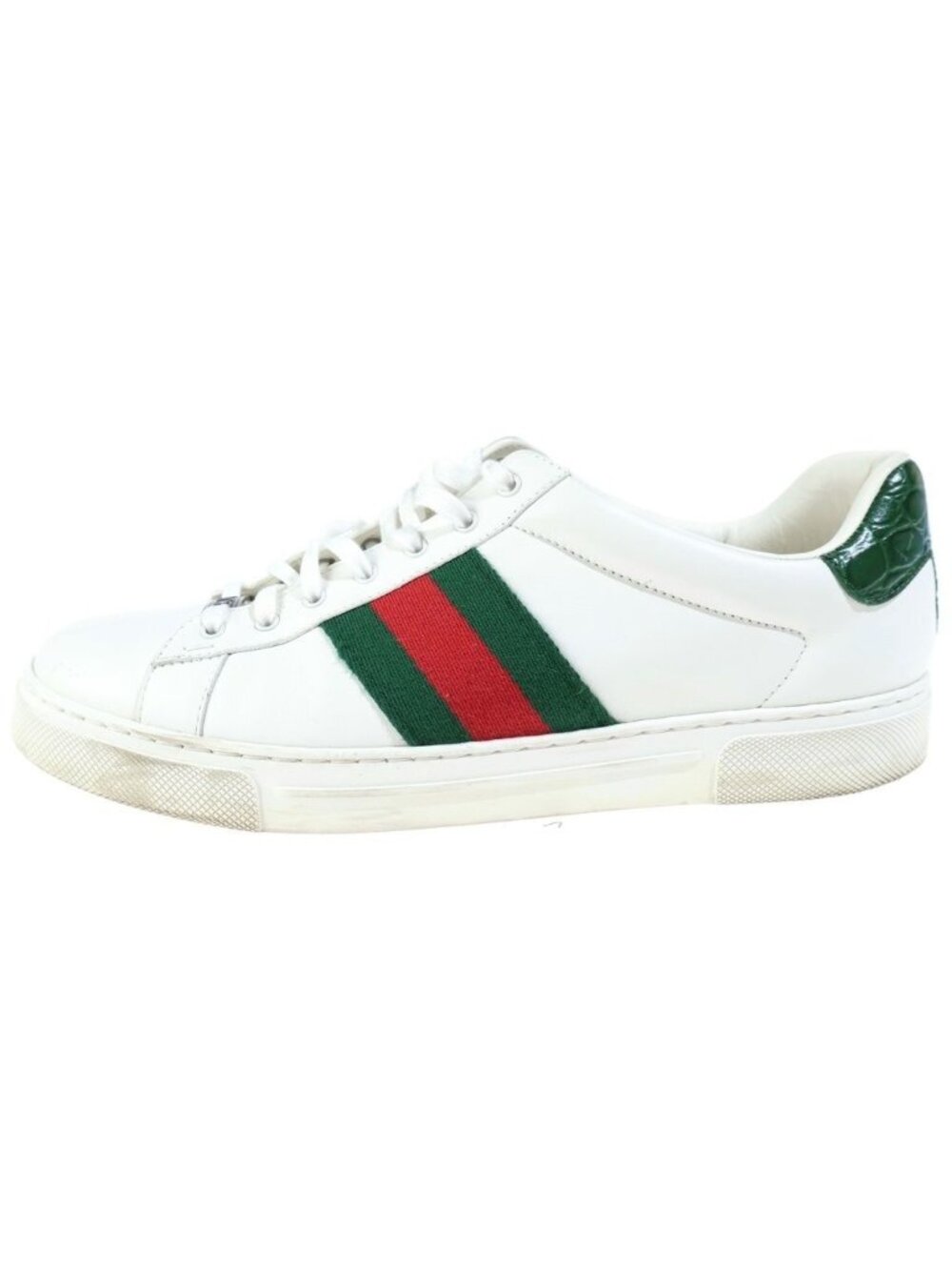 Gucci Web Stripe Sneakers White